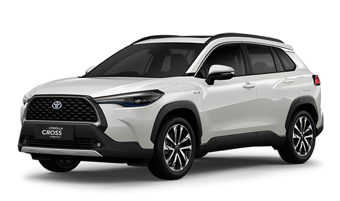 NEW COROLLA CROSS HEV platinum-white-pearl