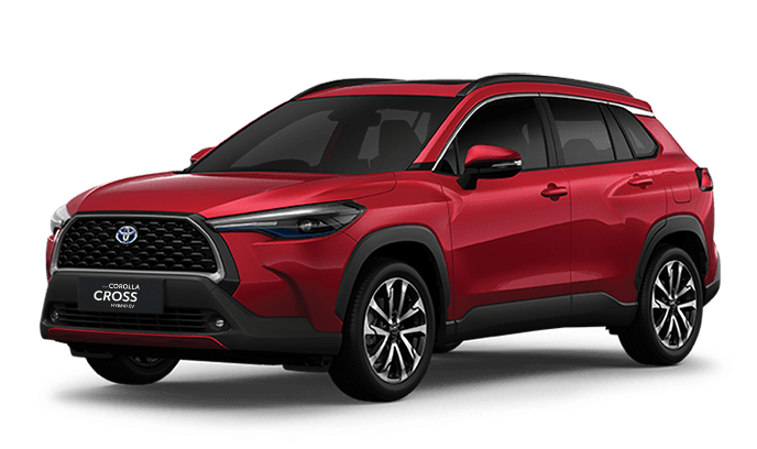 NEW COROLLA CROSS HEV red-mica-metallic