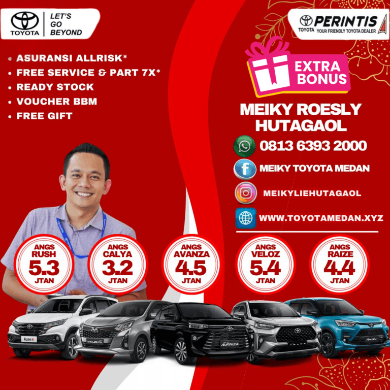 Promo Toyota Medan Agustus 2024